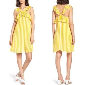 Rebecca Minkoff Tinsley Striped Halter Dress XS